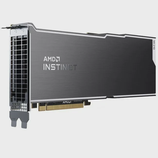 AMD 100-300000008H Instinct MI210 Graphic Card - 64 GB HBM2e - 2x Slot - PCIe 4.0 - 1.6 GHz
