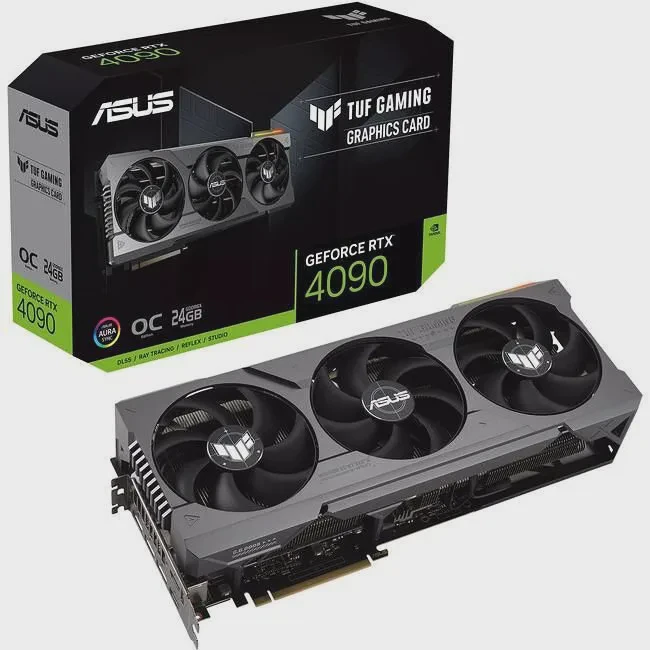 ASUS TUF-RTX4090-O24G-GAMING NVIDIA GeForce RTX 4090 - 24 GB GDDR6X - PCIe 4.0 x16 - 3.7 Slot