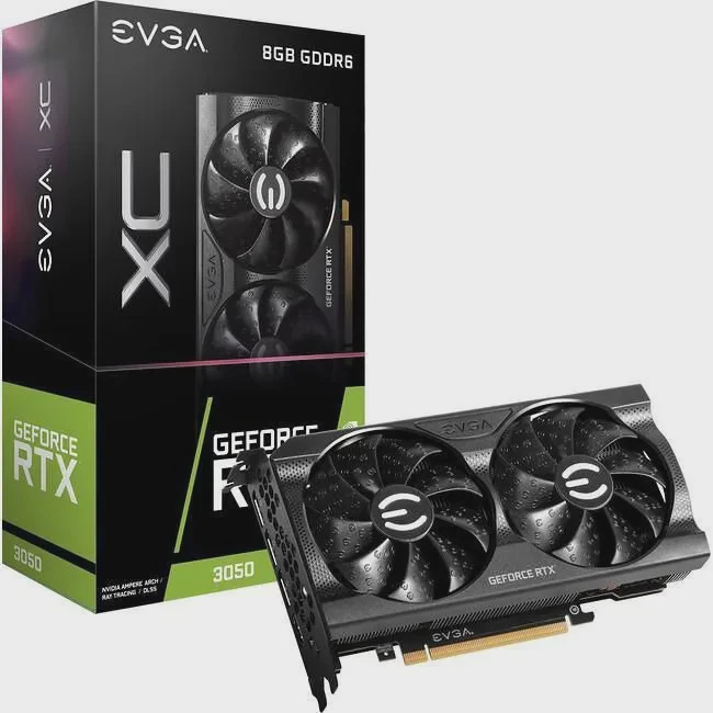 EVGA 08G-P5-3553-KR NVIDIA GeForce RTX 3050 XC Gaming Graphic Card - 8 GB GDDR6 - PCIe 4.0