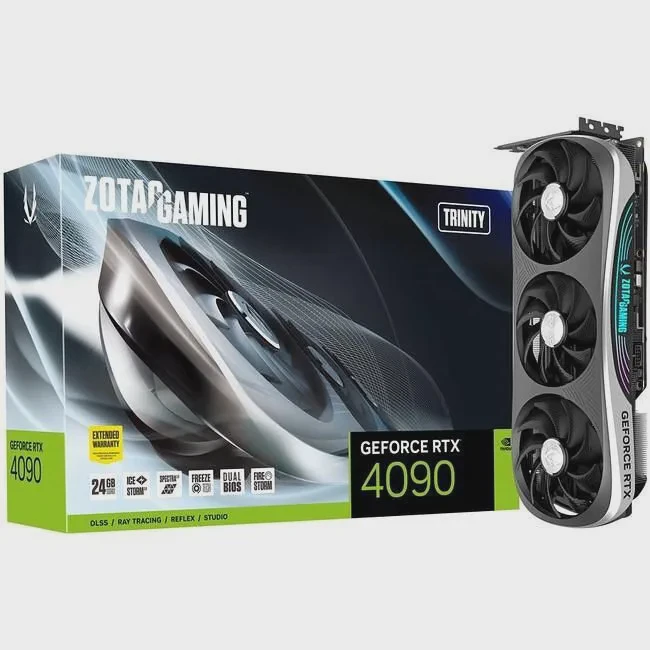 ZOTAC ZT-D40900D-10P GeForce RTX 4090 Trinity Graphic Card - 24 GB GDDR6X - PCIe 4.0 x16 - 3.5 Slot