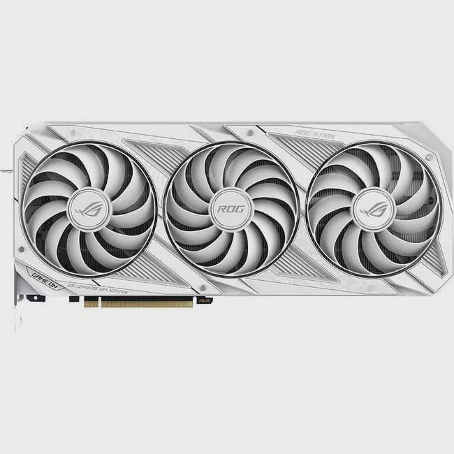ASUS ROG-STRIX-RTX3070-O8G-WHI NVIDIA GeForce RTX 3070 Graphic Card - 8 GB GDDR6 - LHR