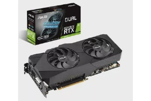 ASUS DUAL-RTX2070-O8G-EVO-V2 Dual NVIDIA GeForce RTX 2070 EVO V2 OC Ed. Graphics Card - 8GB GDDR6