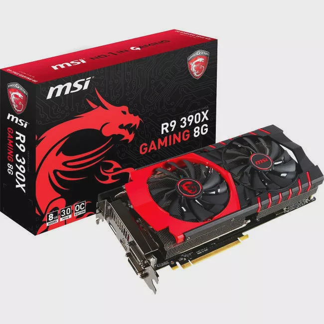 MSI R9 390X GAMING 8G Radeon R9 390X Graphic Card - 1.10 GHz Core - 8 GB GDDR5 - PCI-E 3.0 x16