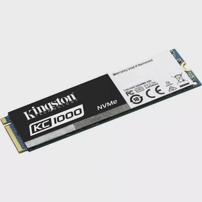 Kingston SKC1000/480G 480 GB Solid State Drive - PCI Express 3.0 x4 - Internal - M.2 2280