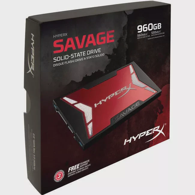 Kingston SHSS37A/960G HyperX Savage 960 GB Solid State Drive - SATA/600 - 2.5