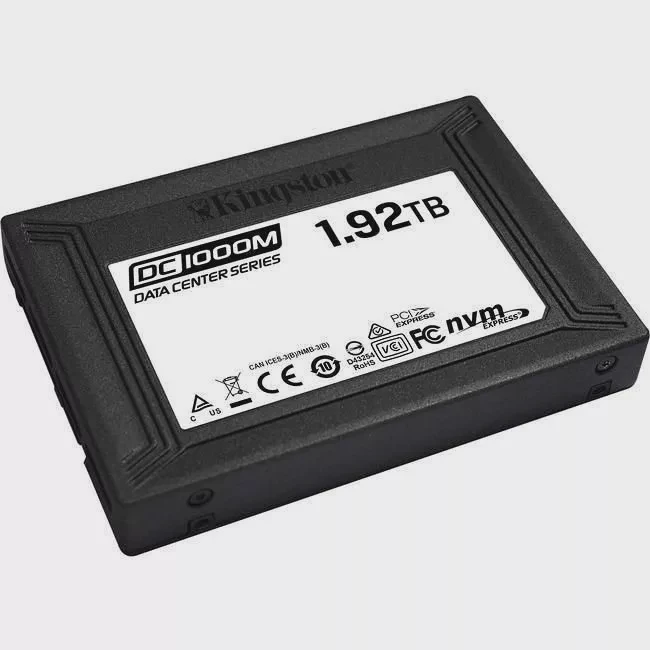Kingston SEDC1000M/1920G DC1000M 1.92 TB U.2 PCIe NVMe Gen 3 x4 2.5