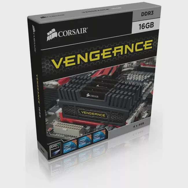 Corsair CMZ16GX3M4A1600C9 16 GB (4 x 4 GB) DDR3 SDRAM Memory Module - Non-ECC - Unregistered