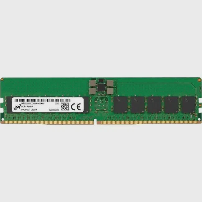 Micron MTC20F104XS1RC56BB1R Server Memory - 48 GB - DDR5-5600 - ECC - RDIMM - 1Rx4 - CL46