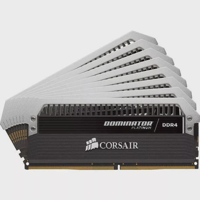 Corsair CMD64GX4M8A2400C14 Dominator Platinum Series 64GB (8 x 8GB) DDR4 DRAM 2400MHz C14 Memory