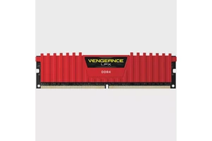 Corsair CMK32GX4M4A2400C14R Vengeance LPX 32GB (4x8GB) DDR4 DRAM 2400MHz C14 - Unbuffered - Red