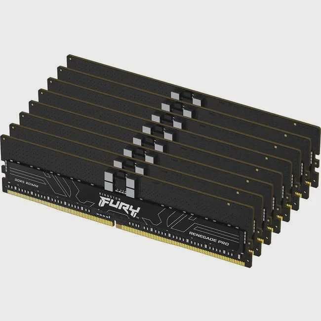 Kingston KF548R36RBK8-256 Fury Renegade Pro Server Memory - 256GB (8 x 32GB) - ECC Registered - DDR5-4800 - CL36