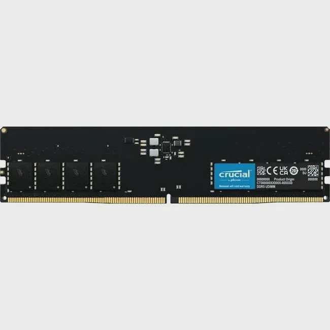 Crucial CT16G48C40U5 16 GB DDR5-4800 non-ECC Unbuffered SDRAM Desktop Memory